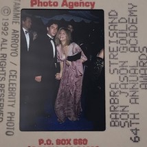 1992 Barbara Streisand w/ Son at 64th Academy Awards Photo Transparency Slide - £7.60 GBP