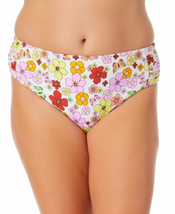 MSRP $30 California Waves Plus Size Floral Swim Bottom Floral Size 0(12/14) - $9.98