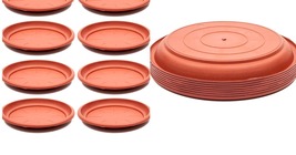 12 Inch 8 Pack Round Plastic Plant Saucer Drip Trays, Terracotta Planter... - £35.11 GBP