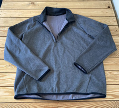 Nike Dri Fit Men’s 1/2 Zip Pullover jacket size L Grey K1 - $18.71