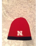 NCAA Nebraska Cornhuskers beanie cap Size 2T 4T Outfitter hat red - £9.89 GBP