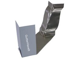 1 - Aluminum 5 - Inch Gutter Inside Strip Miter Color White - $265.65 MXN