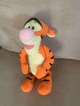 Mattel Disney Plush Tigger From Winnie The Pooh Approx 12in Laying Flat - $21.78