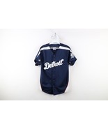 Vintage Majestic Boys Large Spell Out Script Detroit Tigers Baseball Jer... - $843.26 MXN