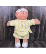 Vintage 1982 Cabbage Patch Kids Blue Eyed Baby Boy Yellow Easter Outfit - $24.70