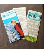 Austria Salzburg Badgastein Color brochure w/ extra inserts Vintage 1960... - $19.34