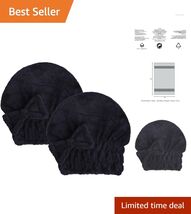 Chic Microfiber Hair Turban Bow-Knot Shower Cap for Long Curly Hair - Tw... - $32.62
