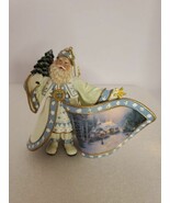 &quot;Frosty Christmas Eve&quot; Santa THOMAS KINKADE, OLD WORLD SANTA ORNAMENT - $24.42 CAD