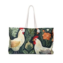 Personalised/Non-Personalised Weekender Bag, Chicken/Rooster, Large Weekender Ba - £39.08 GBP