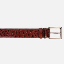 The Savamala Burgundy Leather Belt image 4