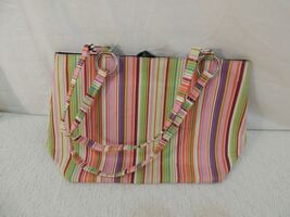 POSH Women's Handbag/Purse Bright Multiple Colors Silver Accents Medium ... - $19.00