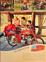 1967 HARLEY DAVIDSON MOTORCYCLE &quot;GO ADVENTURE&quot; M-65 Vintage Print Ad!! - $13.49