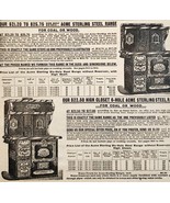 1900 Steel Wood Burning Stove Advertisement Victorian Sears Roebuck 5.25... - $376.28 MXN