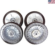 Lightweight Genuine HRR Wheel Assembly for Mowers - 4 Wheels with Durabl... - $67.49