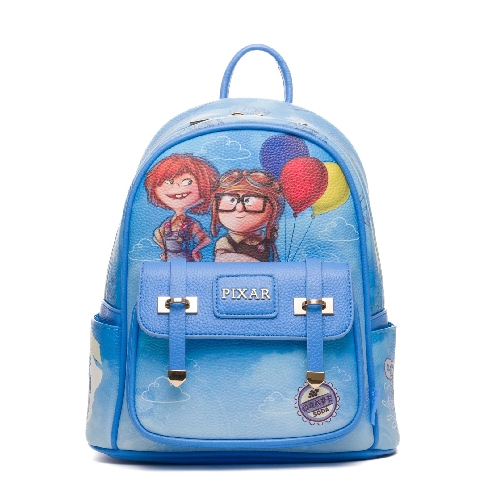 Wondapop Disney Pixar UP Carl and Ellie 11" Vegan Leather Mini Backpack