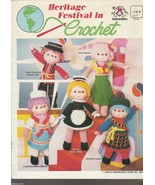 Heritage Festival in Crochet (1984, Paperback) dolls from around the world - £3.95 GBP