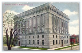 Masonic Temple Indianapolis IN Indiana UNP DB Postcard U13 - £3.05 GBP