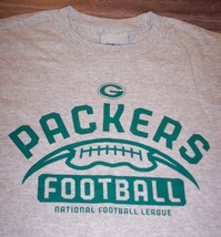 Vintage GREEN BAY PACKERS NFL FOOTBALL T-Shirt YOUTH LARGE NEW REEBOK Y2K - $16.34