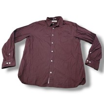 Original Penguin Shirt Size XL Brown Button Down Shirt Long Sleeve Shirt Casual - £25.68 GBP