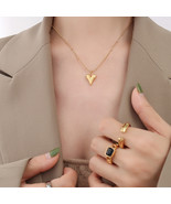 Everly French Heart Necklace - $26.02 CAD