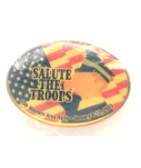 2003 Salute the Troops Pin Patriotic Western Area Rally Military Support... - $12.99