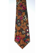 HUGO BOSS designer tie necktie authentic silk fine Italy Fall colors pri... - $45.08 CAD