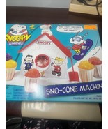 Hasbro Snoopy &amp; Friends Sno-Cone Machine, Vintage 1999 Open Box - $19.68