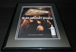 2008 Absolut Vodka Framed 11x14 ORIGINAL Vintage Advertisement - $34.64