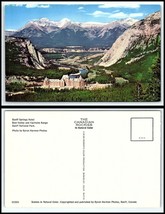 CANADA Postcard - Banff Park, Banff Springs Hotel, Bow Valley Fairholm Range K7 - £3.14 GBP