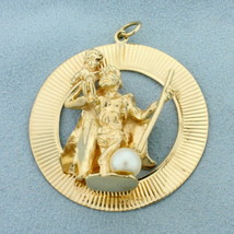 Saint Christopher Pendant in 14K Yellow Gold - £835.02 GBP