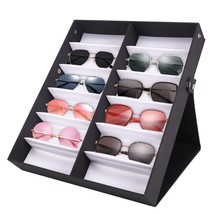 NOVISIO 12 Grids Sunglasses Organizer Storage Eyeglasses Holder Multiple Glasses - $26.39