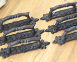 6 Cast Iron Antique Style Barn Handles Gate Pull Shed Door Handles Pulls... - £32.82 GBP