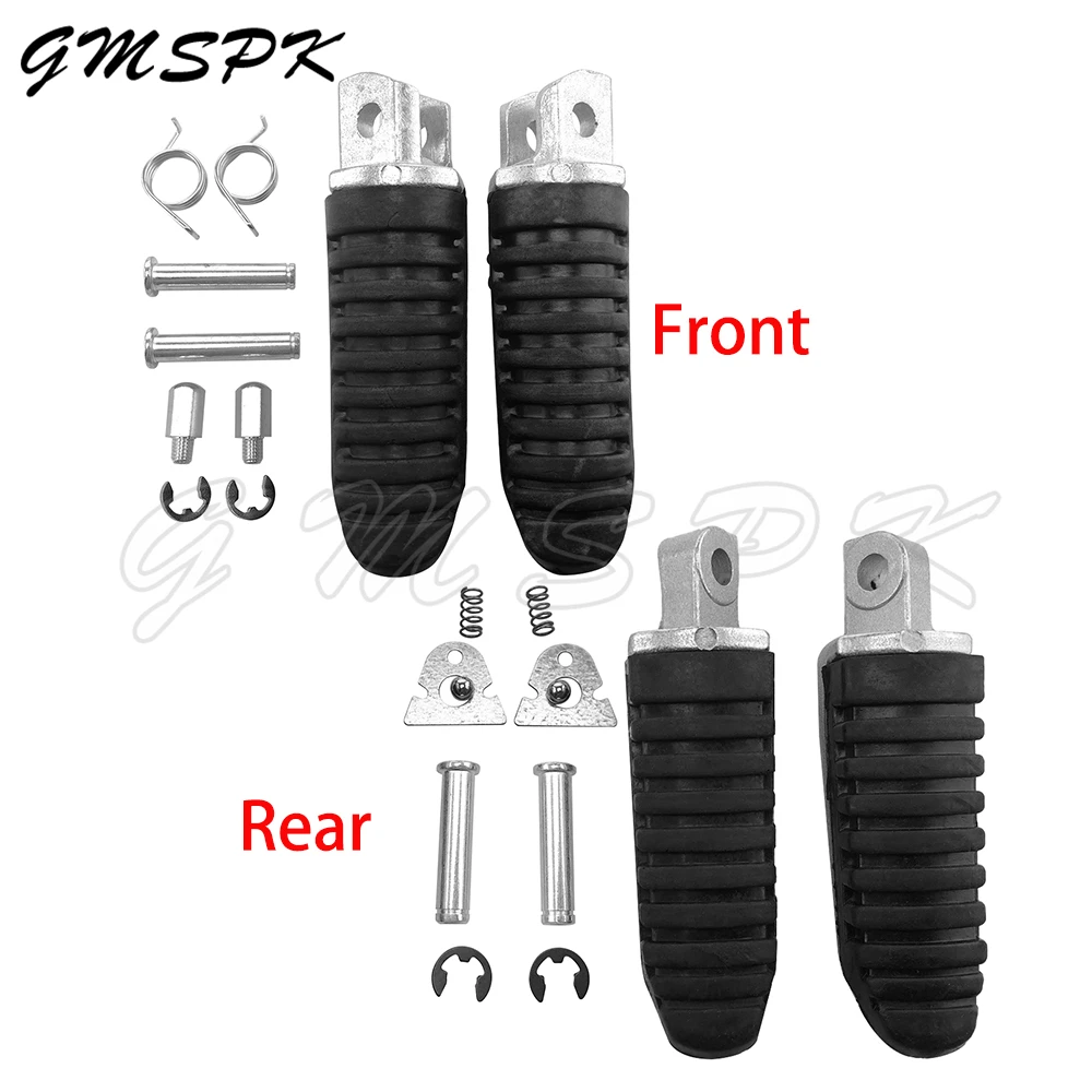 Motorcycle Front Rear Footrest Foot Pegs Pedal Fit for Suzuki V-Strom DL650 - £16.32 GBP+