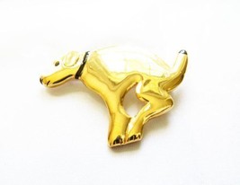 Danecraft Gold - Plated Labrador Dog Pin Brooch - £7.89 GBP
