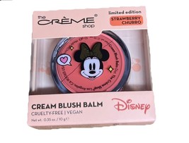 Creme Shop Disney Minnie Mouse Cream Blush Balm Strawberry Churro, Limited - $110.90 MXN