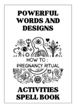 How To Guide : Powerful Fertility Spell Pregnancy Ritual - Diy BOS Book Insert - - £5.47 GBP