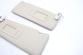 12-18 BMW F30 320I 328I SUN VISORS LEFT DRIVER RIGHT PASSENGER BEIGE PAIR E3226 image 9
