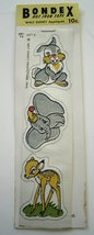 Bondex 1946 Walt Disney Thumper Bambi Dumbo Hot Iron Tape Vintage Sewing... - £7.98 GBP