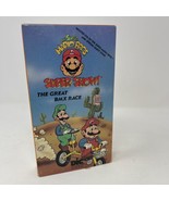 Super Mario Bros Super Show Great BMX Race 1989 VHS Cartoon Animated - £7.82 GBP