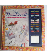 Needlecraft Workstation,  Book with thread and fabric  Design Eye Book - $5.40 CAD