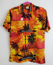Men&#39;s Rima Hawaiian Shirt Caribbean Short Sleeve Multi-Color Button Size S - £19.42 GBP
