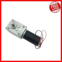 Compact 12V 12rpm Worm Gear Motor 70kg.cm Torque for DIY Robotic Applica... - $850.23 MXN