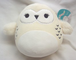 Kellytoy SQUISHMALLOWS Harry Potter WHITE HEDWIG OWL 6&quot; Plush Stuffed To... - $18.32
