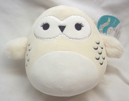 Kellytoy Squishmallows Harry Potter White Hedwig Owl 6&quot; Plush Stuffed Toy New - £14.73 GBP