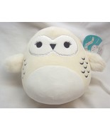 Kellytoy SQUISHMALLOWS Harry Potter WHITE HEDWIG OWL 6&quot; Plush Stuffed To... - £14.41 GBP