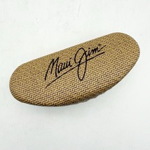 Maui Jim Sunglass Hard Case Large Clam Shell Straw Basket Weave Case Vin... - $24.99