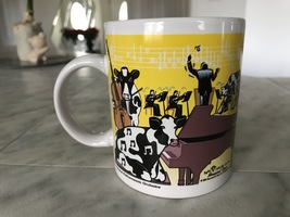 2003 Cow Coffee Mug Moosical Cows Sherwood Brand Bluegrass And Philharmonic - £5.70 GBP