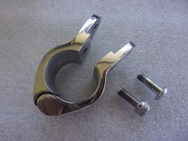 Boat Bimini Top 7/8&quot;Hinged Jaw Slide rail mount Polished nickel bronze H... - $17.82