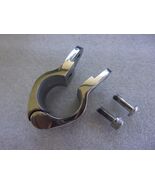 Boat Bimini Top 7/8&quot;Hinged Jaw Slide rail mount Polished nickel bronze H... - $24.97 CAD