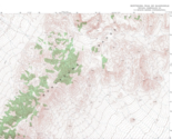 Montezuma Peak SW, Nevada 1970 Vintage USGS Topo Map 7.5 Quadrangle - Sh... - $23.99